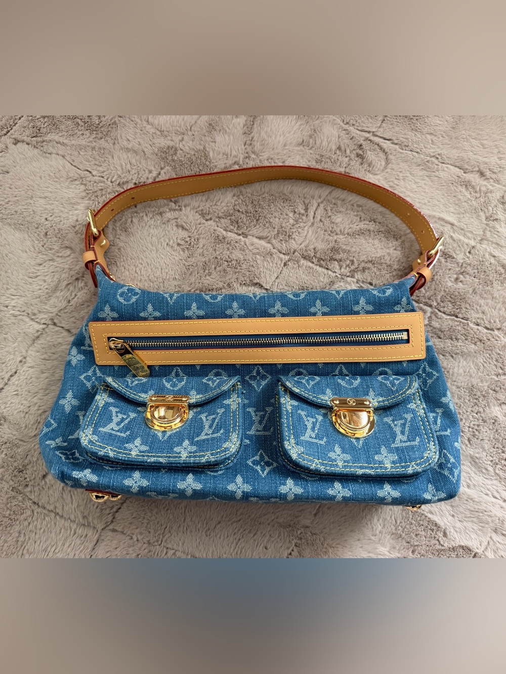 Denim Shoulder Handbag